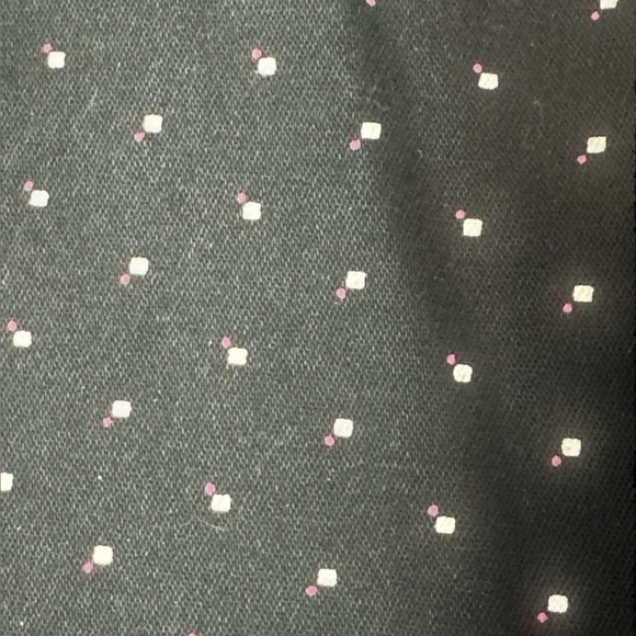 Vintage French dressing, a line skirt, two pockets, belt, loops, geometric print - Picture 2 of 4